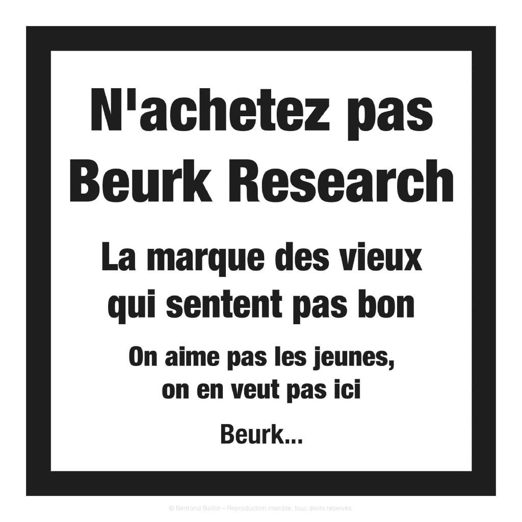 Bertrand Baillot Beurk Research Anti-Marketing