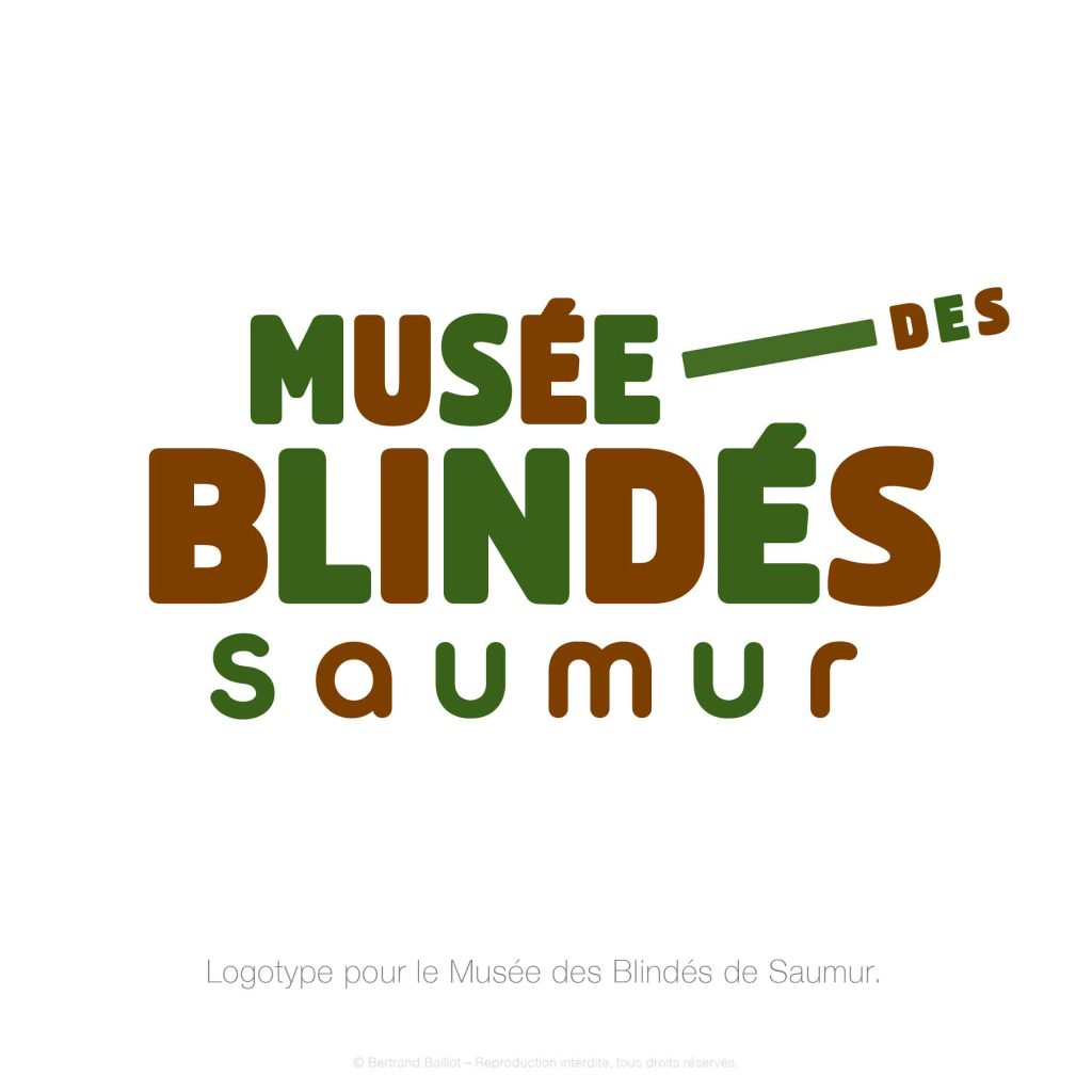 Bertrand Baillot Le Musée des Blindés Logotype